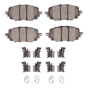 Fiat 124 Spider Brake Pads - Front - R1 Concepts - Ceramic - `16-`25